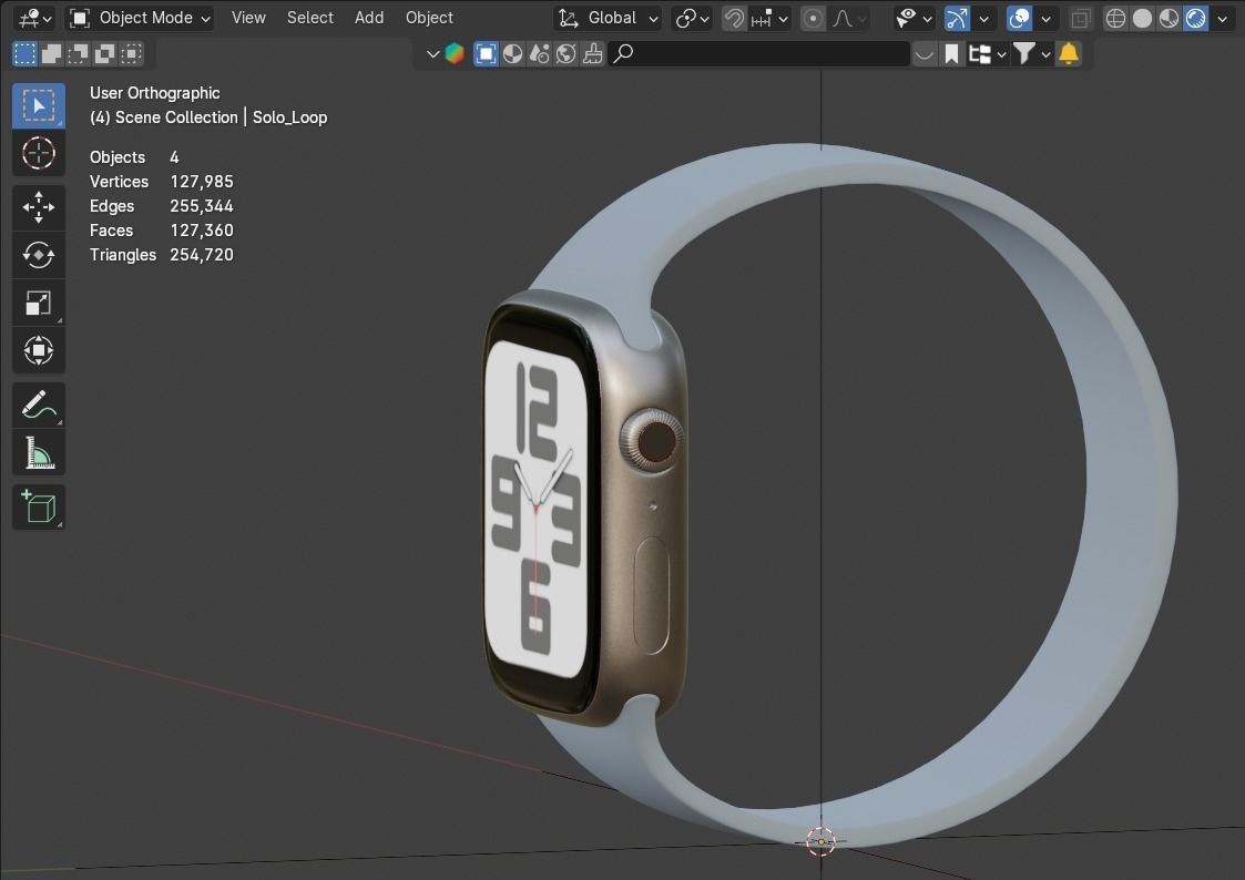 Apple Watch SE 3D model_5