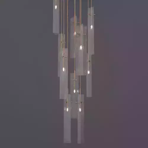 Chandelier 3D model Airlight