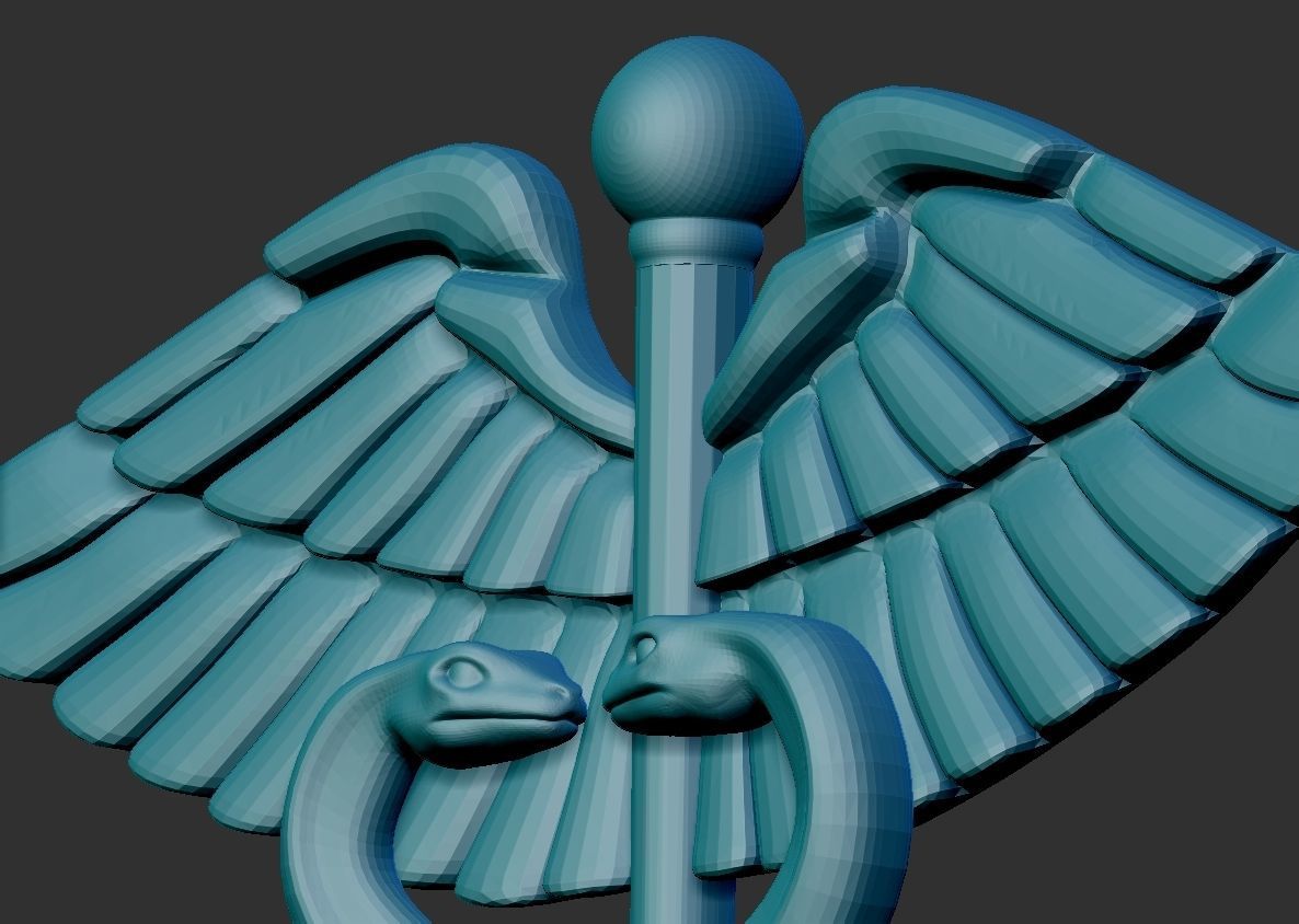 Medicine Logo 3D print model_3