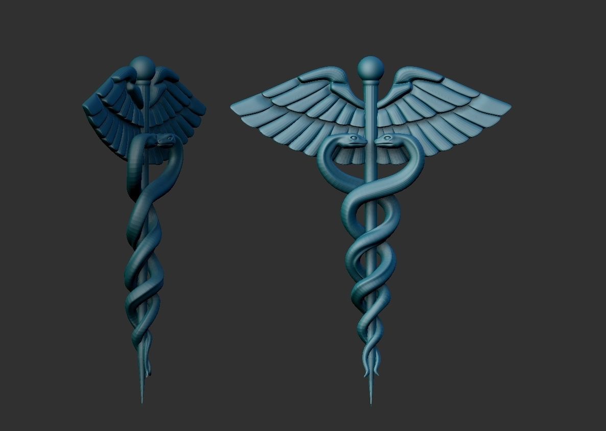 Medicine Logo 3D print model_6