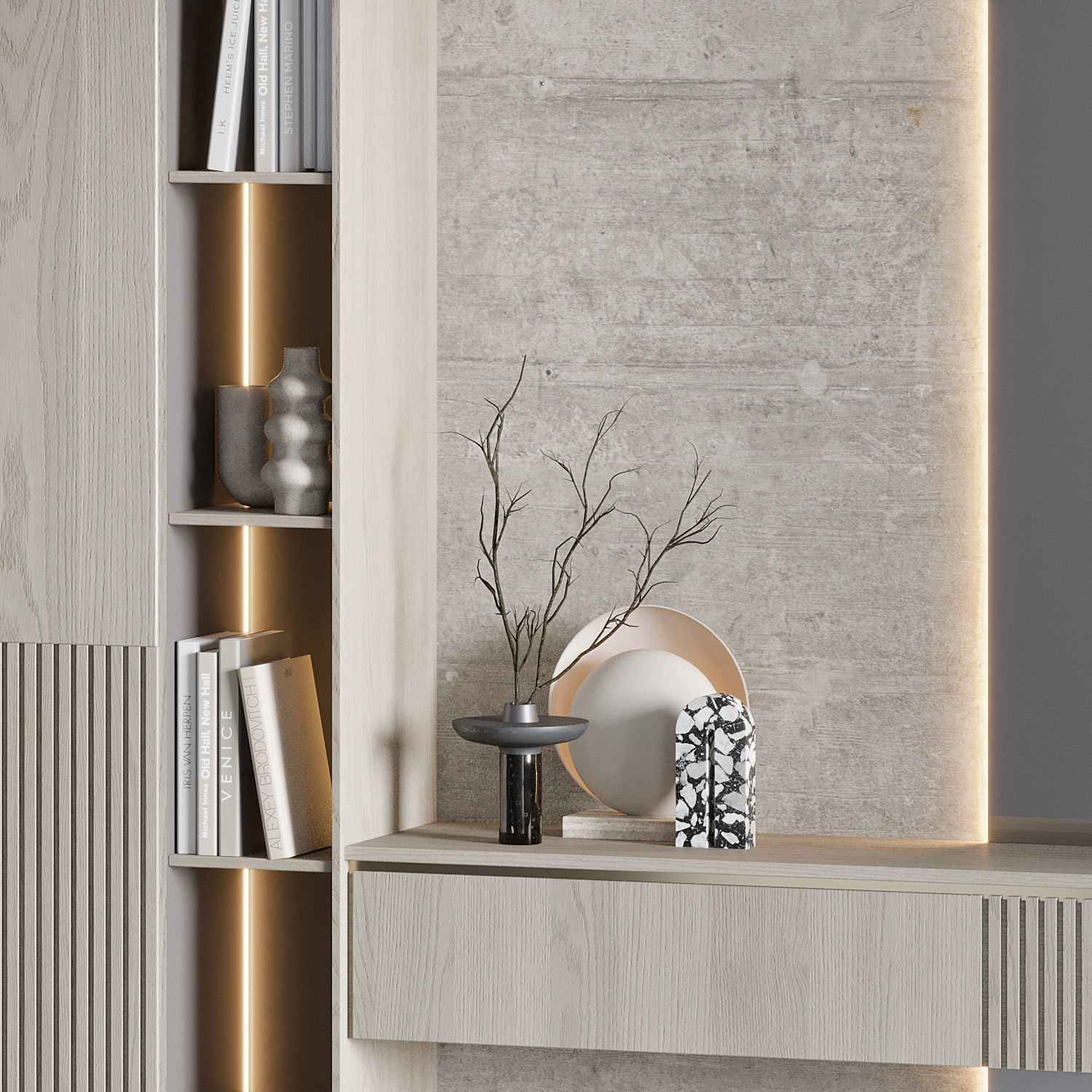 hallway 01 3D model_4