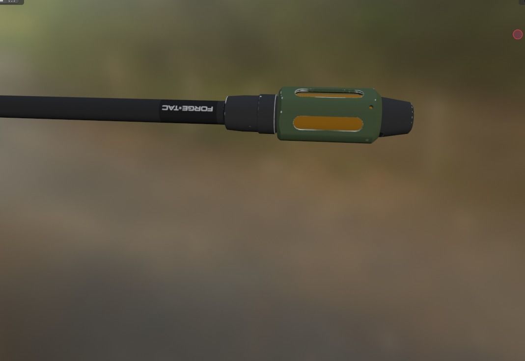 bolt arrow 4 Low-poly 3D model_1