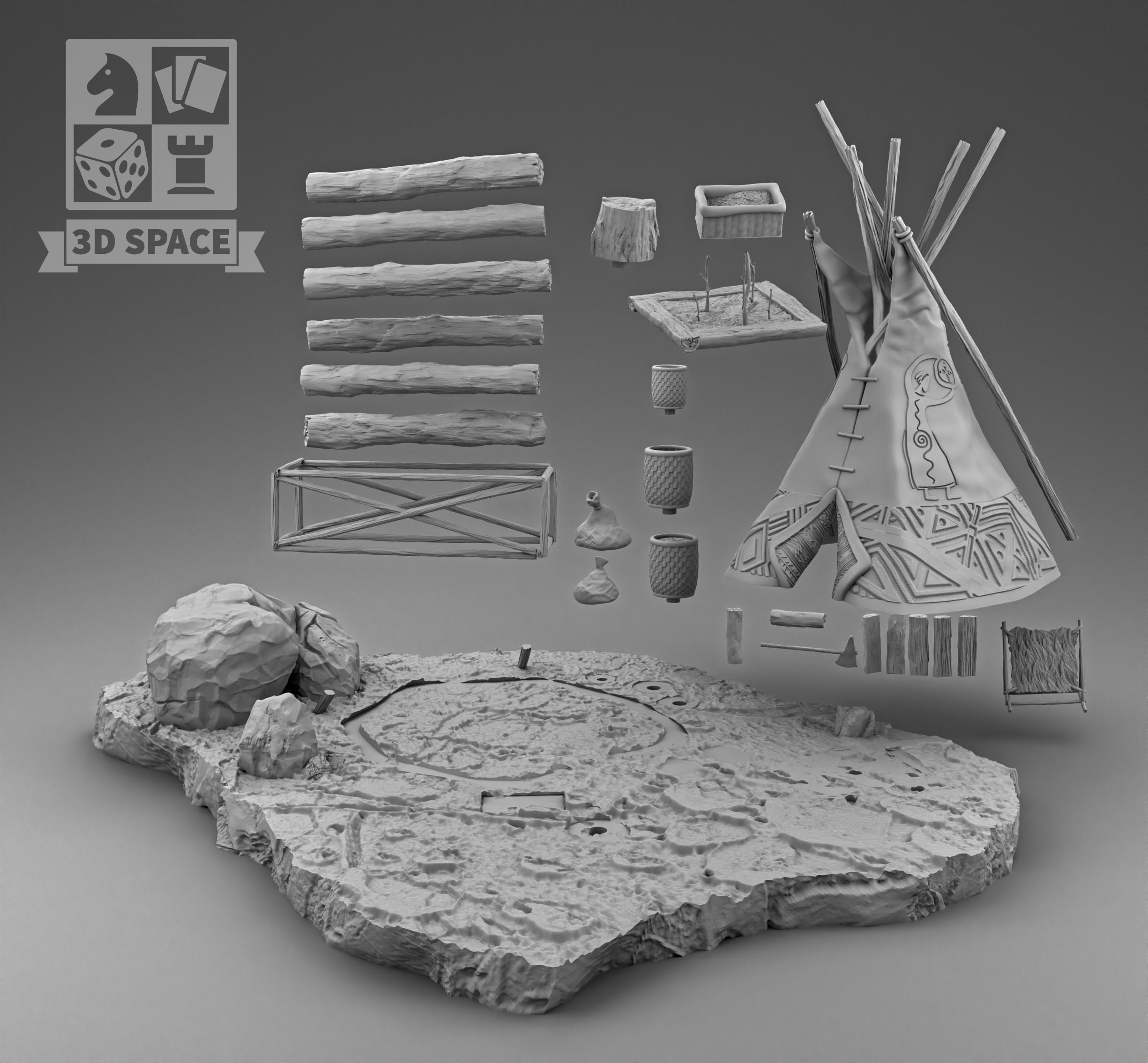 The loggers Lodge 3D print model_3