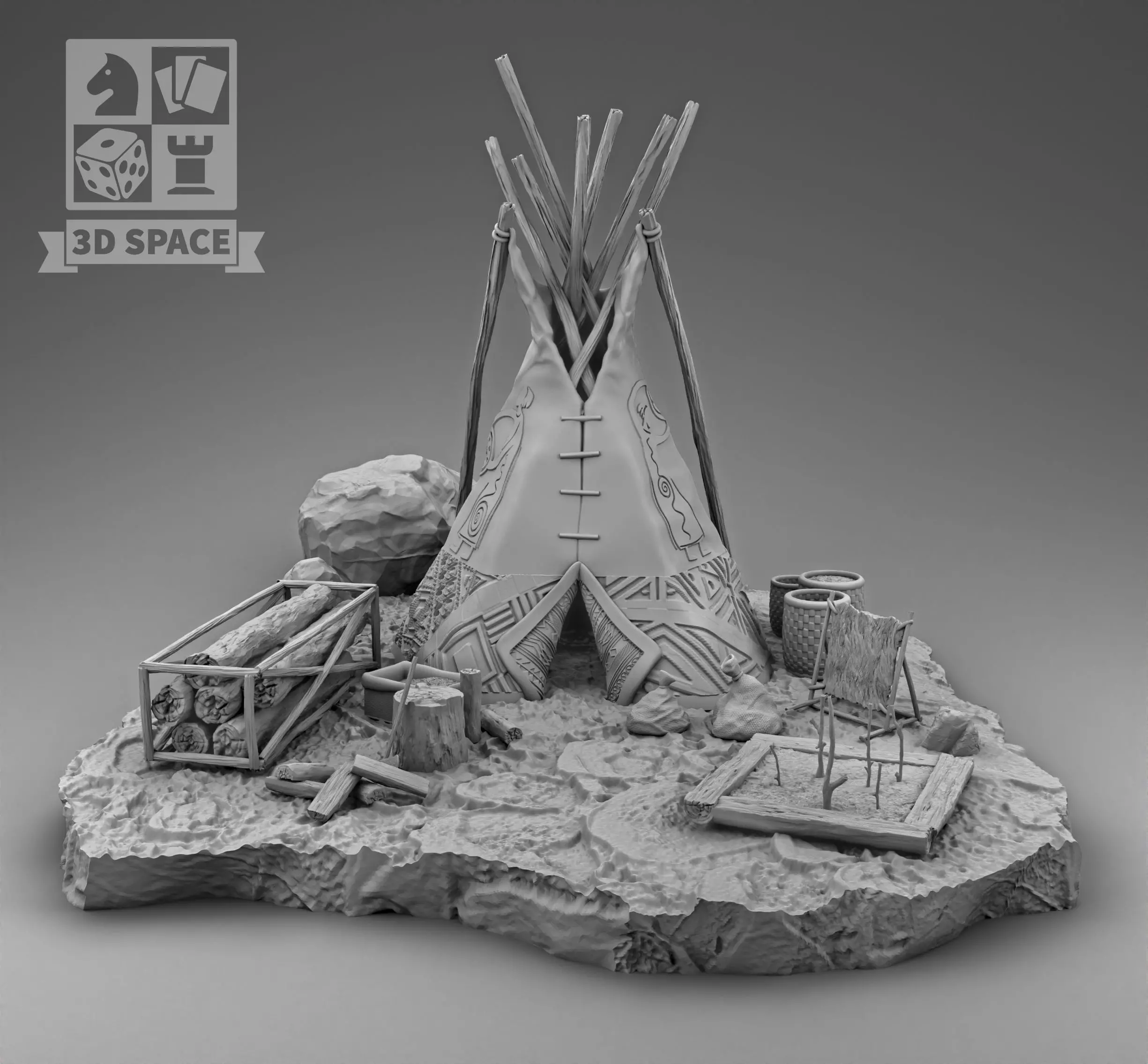 The loggers Lodge 3D print model_0