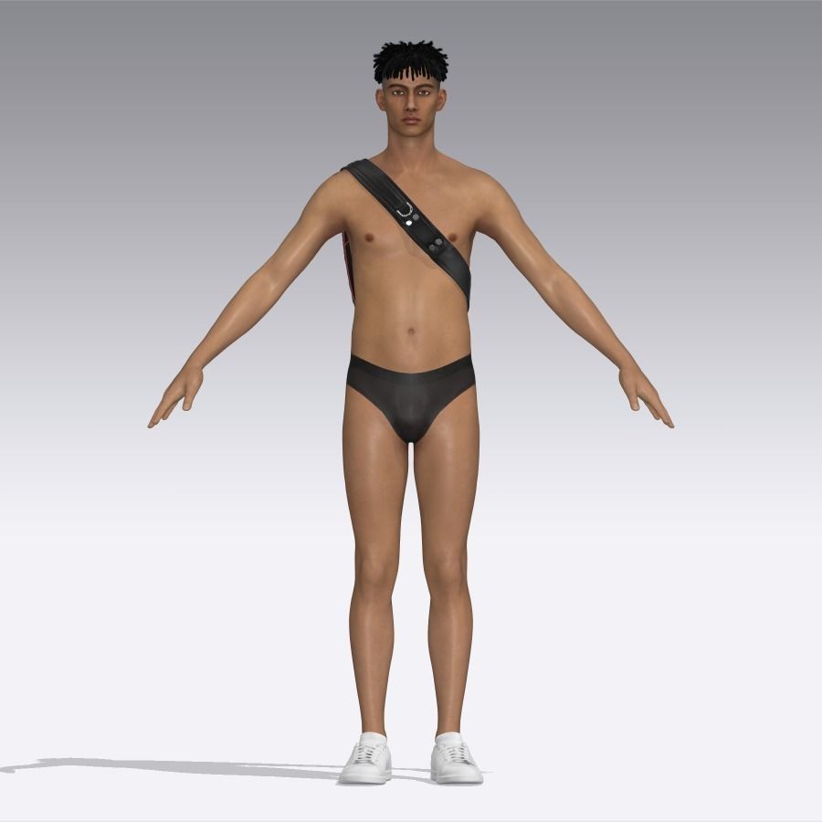 Streetwear Backpack  Model 006 3D model_3