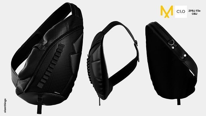 Streetwear Backpack  Model 006 3D model