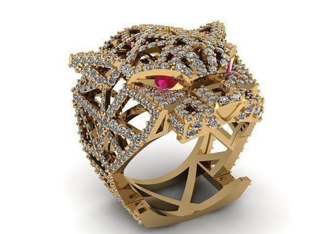 RING TIGER 3D print model