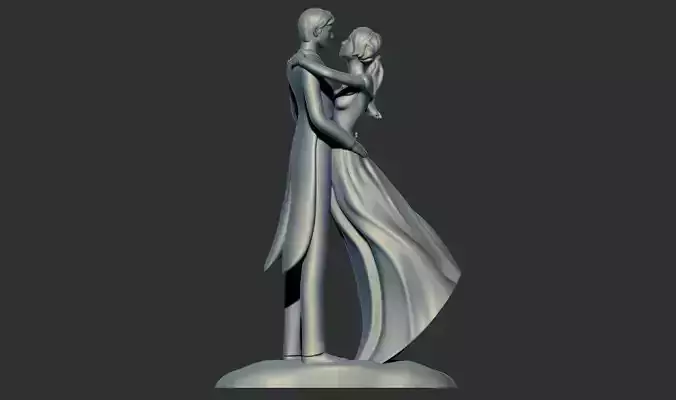 Romantic Lover Wedding Couple Figurine Sculpture 