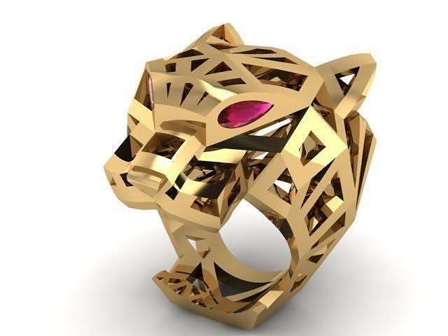 RING TIGER 3D print model