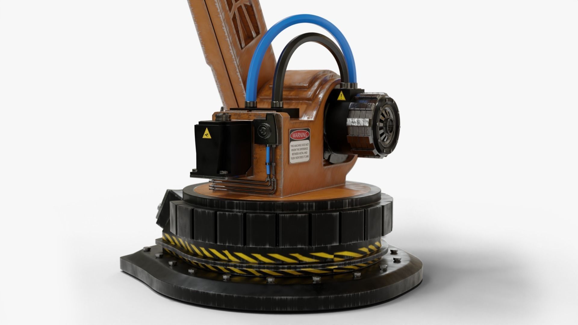 Robotic Arm Rigged and Animated 3D model_8