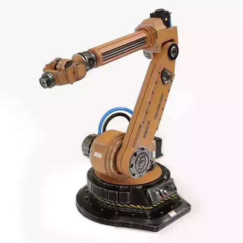 Robotic Arm Rigged and Animated 3D model