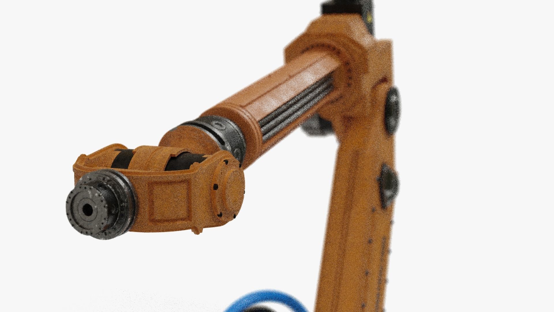 Robotic Arm Rigged and Animated 3D model_11
