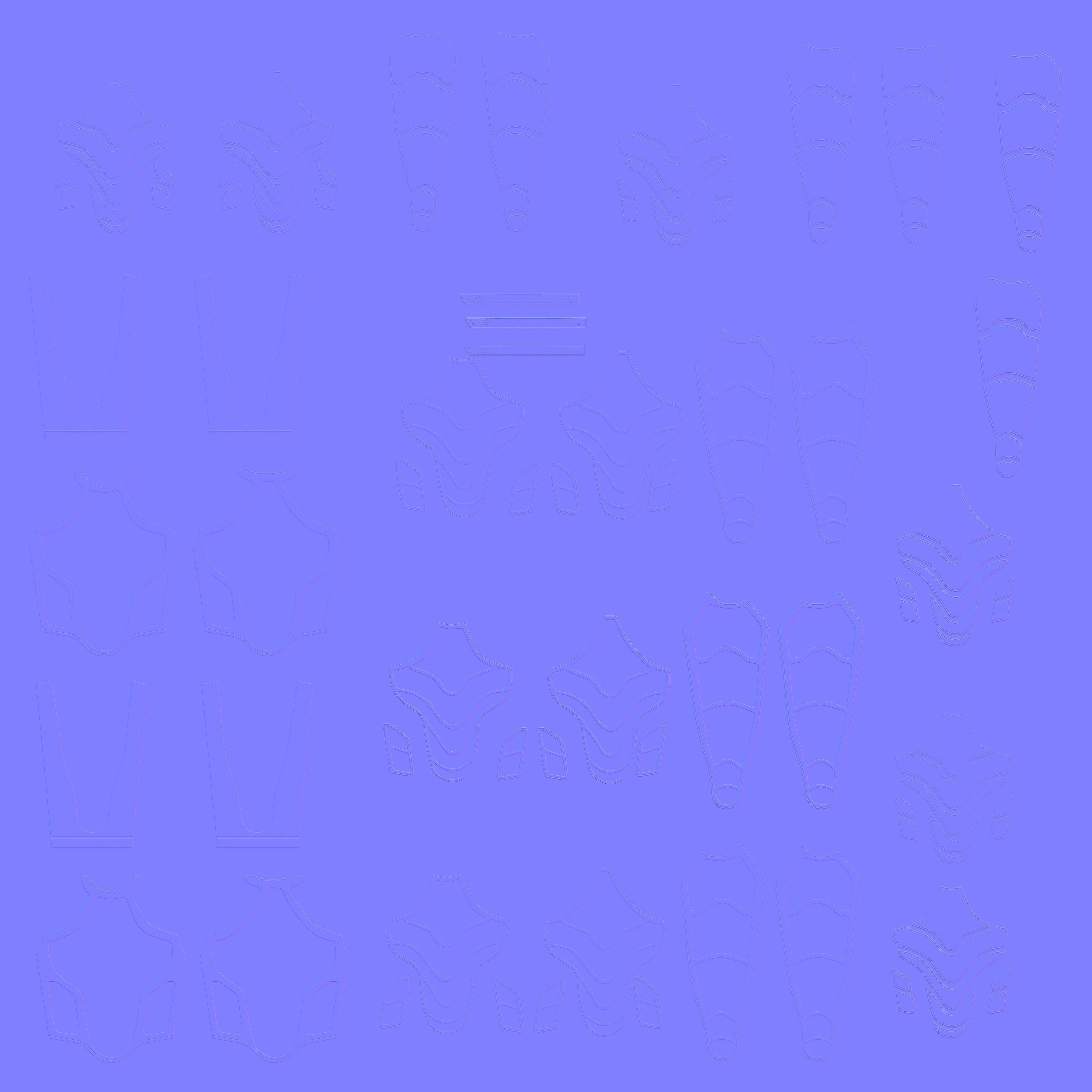 Streetwear Future Sweater Model 019 3D model_7