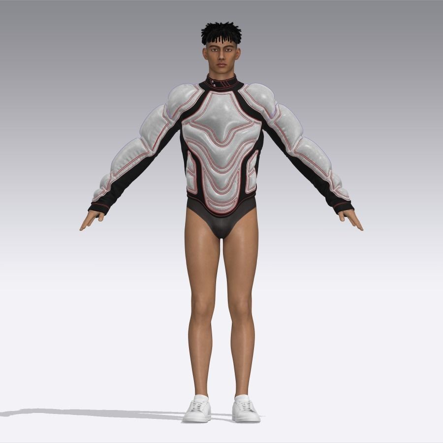 Streetwear Future Sweater Model 019 3D model_2