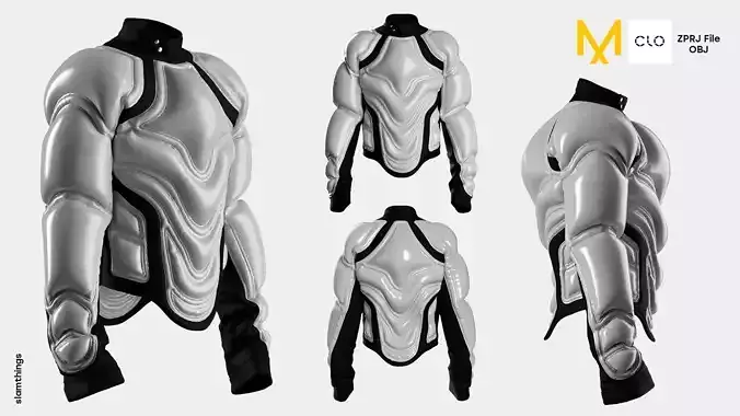 Streetwear Future Sweater Model 019 3D model