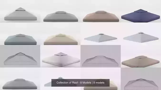 Collection of Roof - 8 Models 