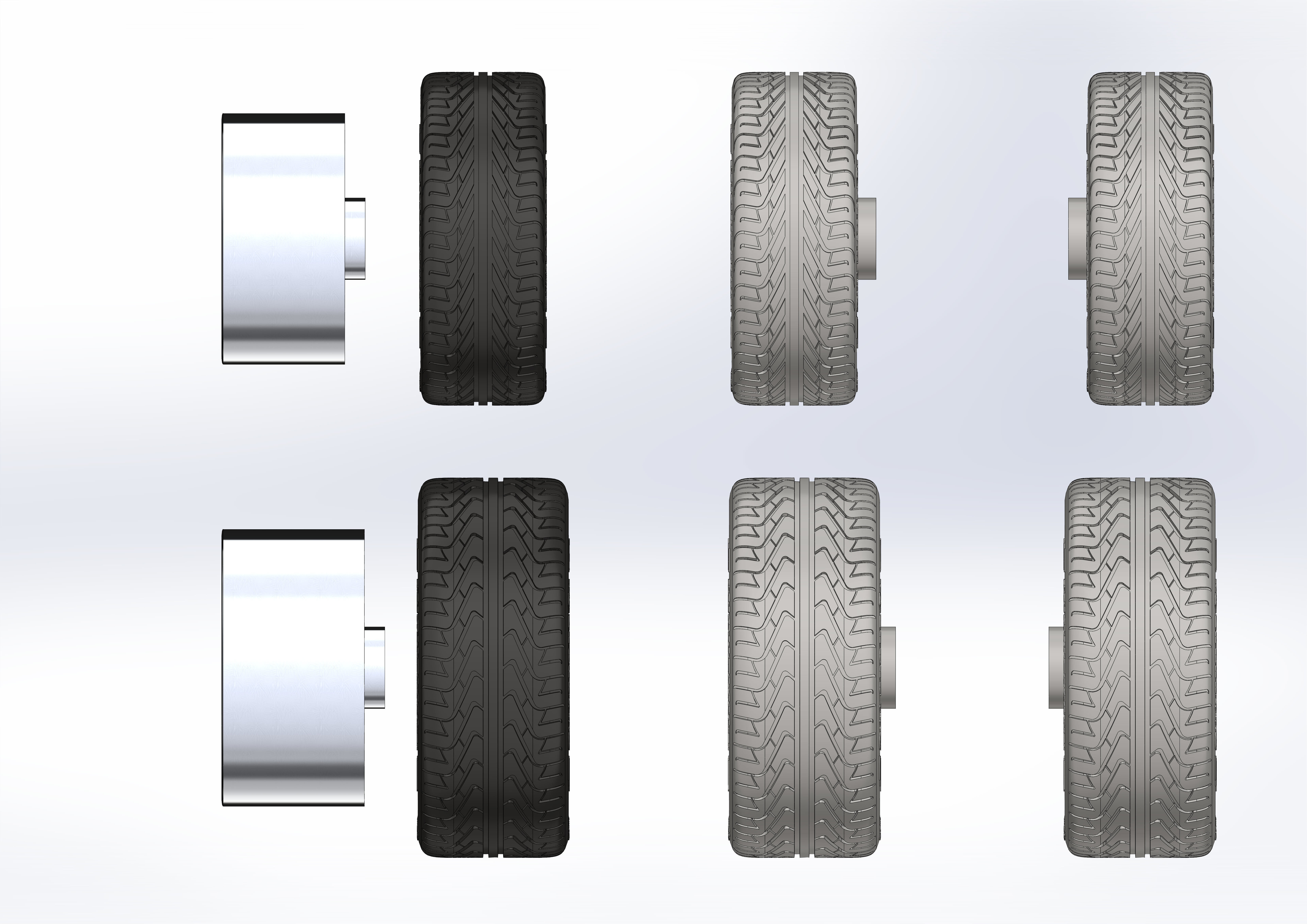 Custom wheels Schott Velocity for your scale model 3D print model_13