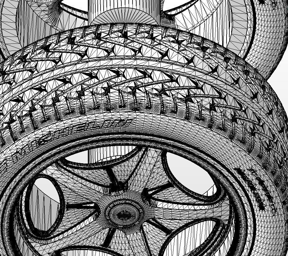 Custom wheels Schott Velocity for your scale model 3D print model_19