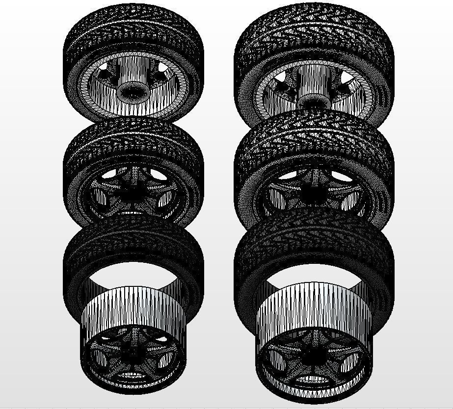 Custom wheels Schott Velocity for your scale model 3D print model_15