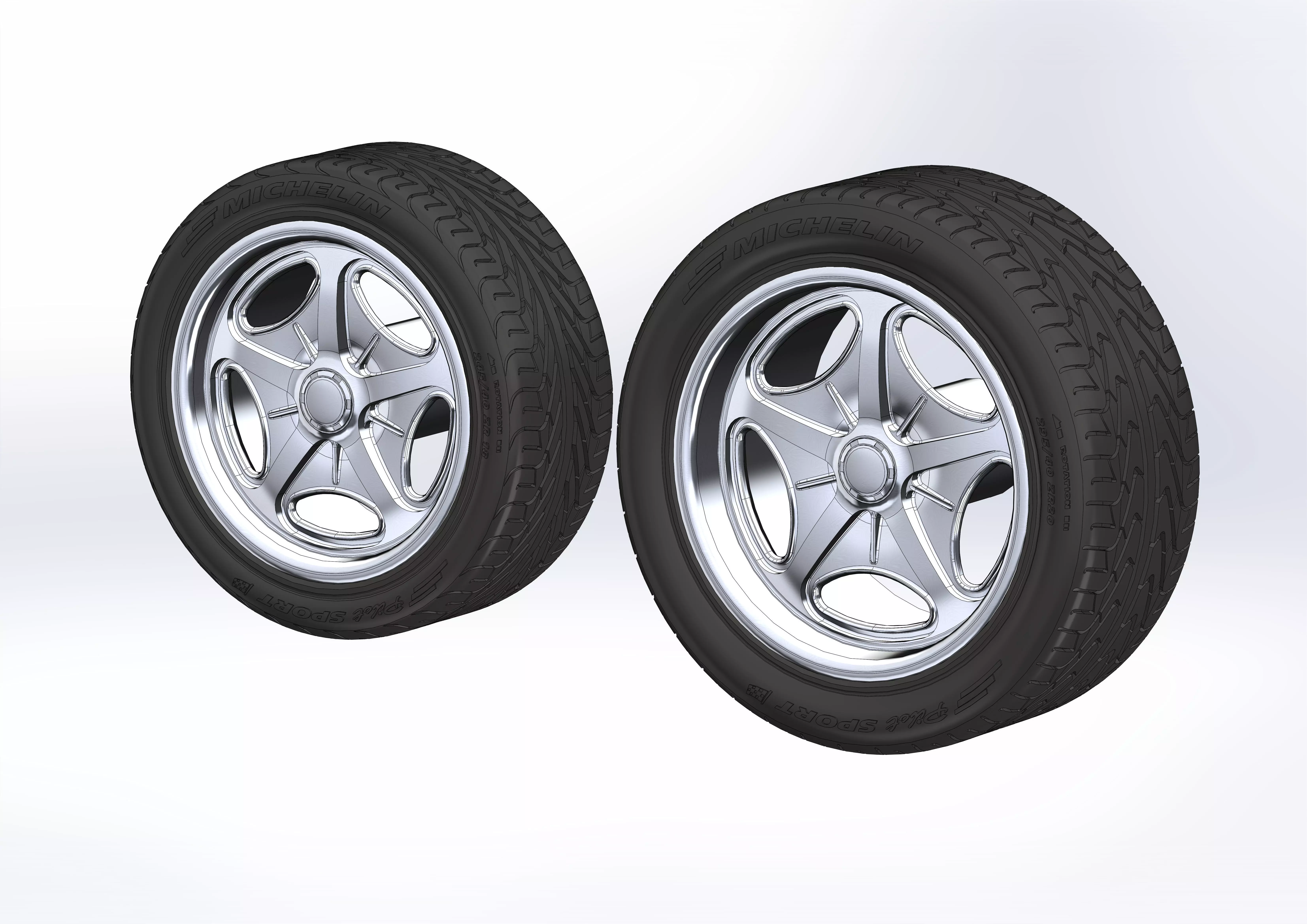 Custom wheels Schott Velocity for your scale model 3D print model_0