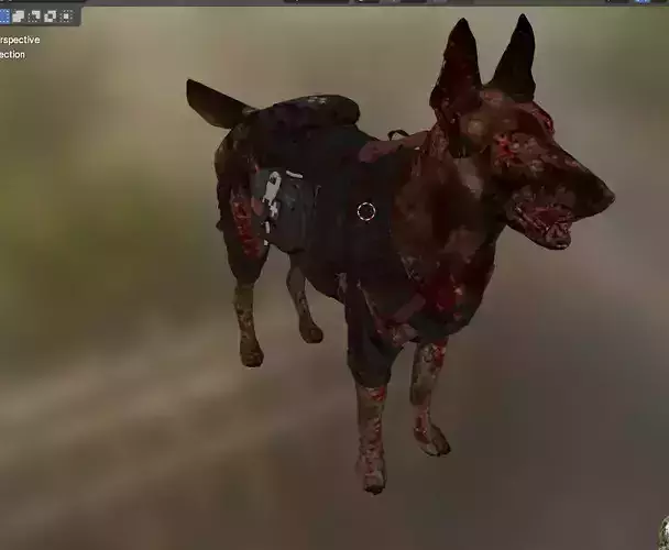 dog zombie