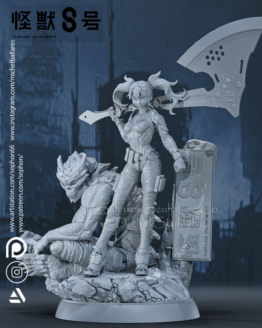 KAIJU 8 BY CREATIVE GEEK MB 3D print model_7