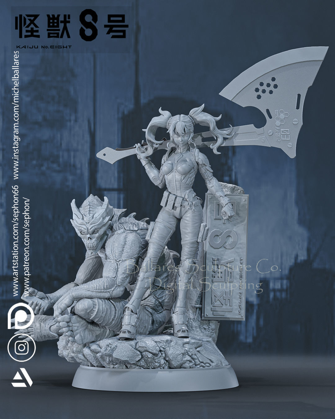 KAIJU 8 BY CREATIVE GEEK MB 3D print model_5