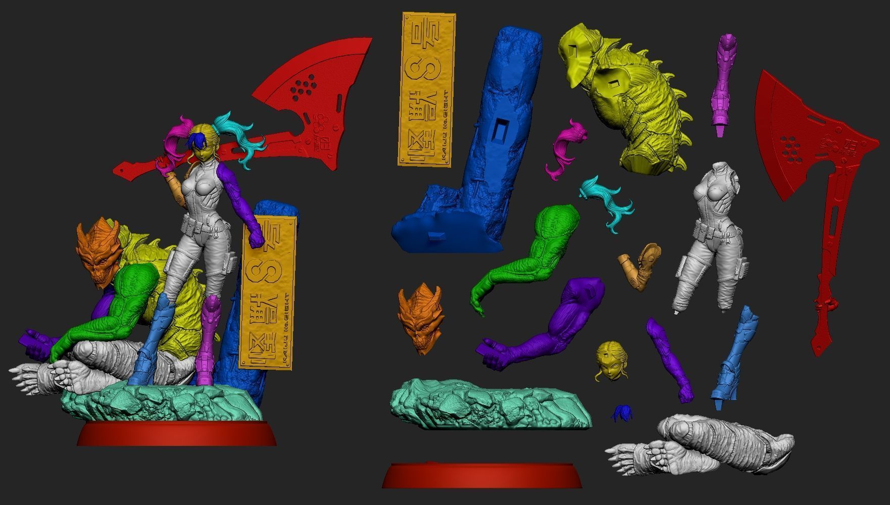 KAIJU 8 BY CREATIVE GEEK MB 3D print model_9