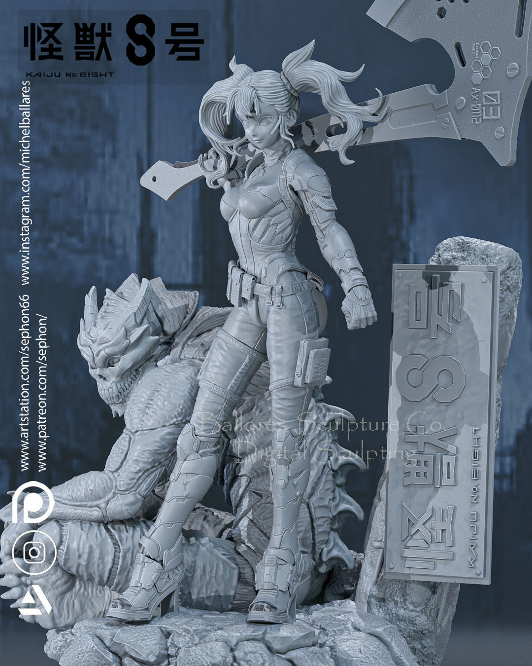 KAIJU 8 BY CREATIVE GEEK MB 3D print model_8
