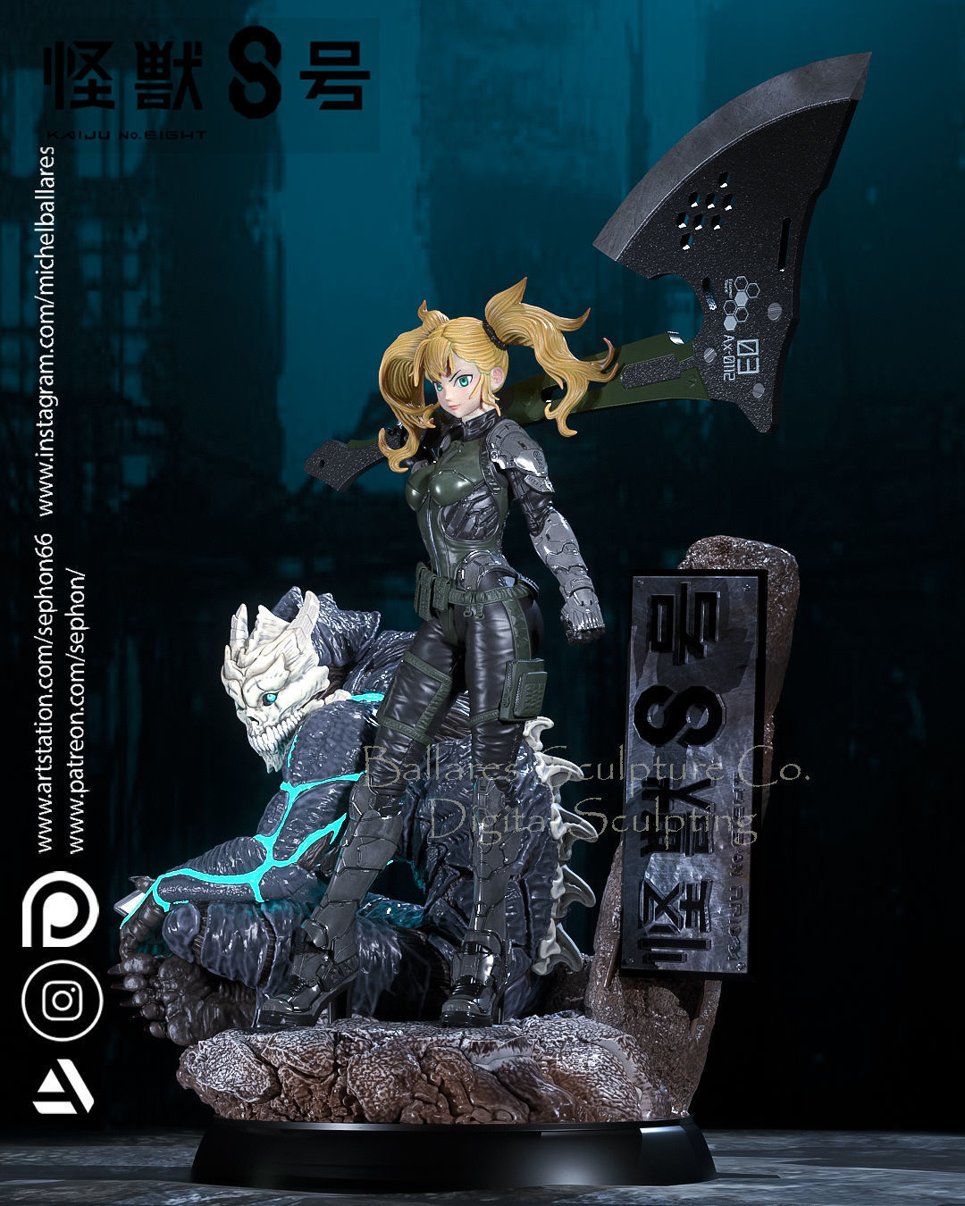 KAIJU 8 BY CREATIVE GEEK MB 3D print model_1