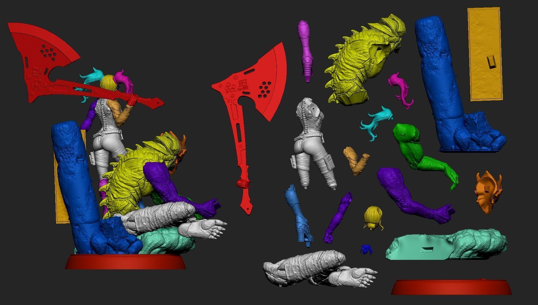 KAIJU 8 BY CREATIVE GEEK MB 3D print model_10