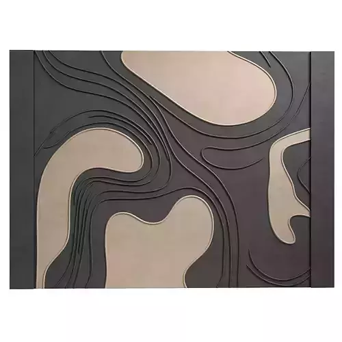 Decorativ panel wave 14