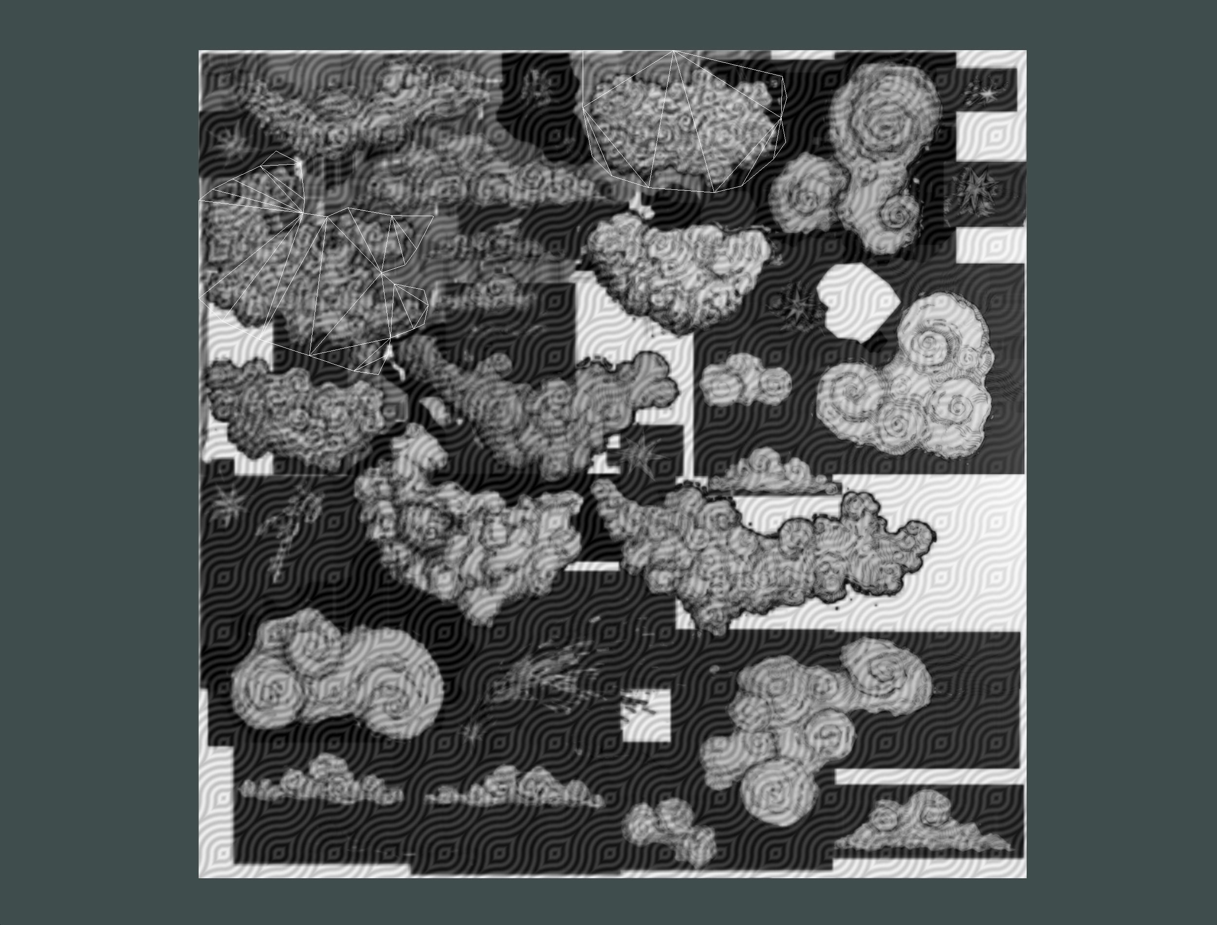 Parallax Constellation Zodiac Sign Scorpio Astronomical Low-poly 3D model_48