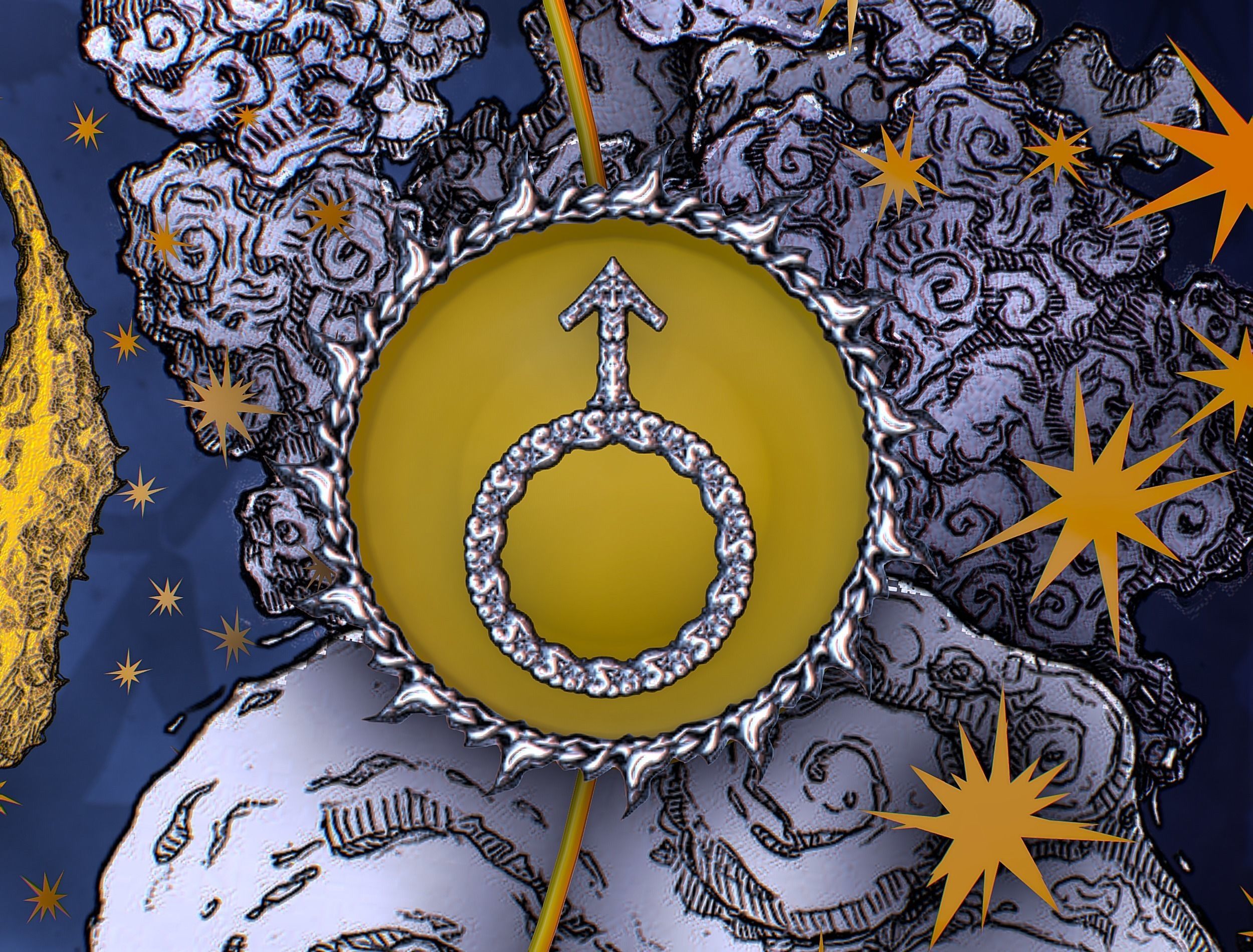 Parallax Constellation Zodiac Sign Scorpio Astronomical Low-poly 3D model_32