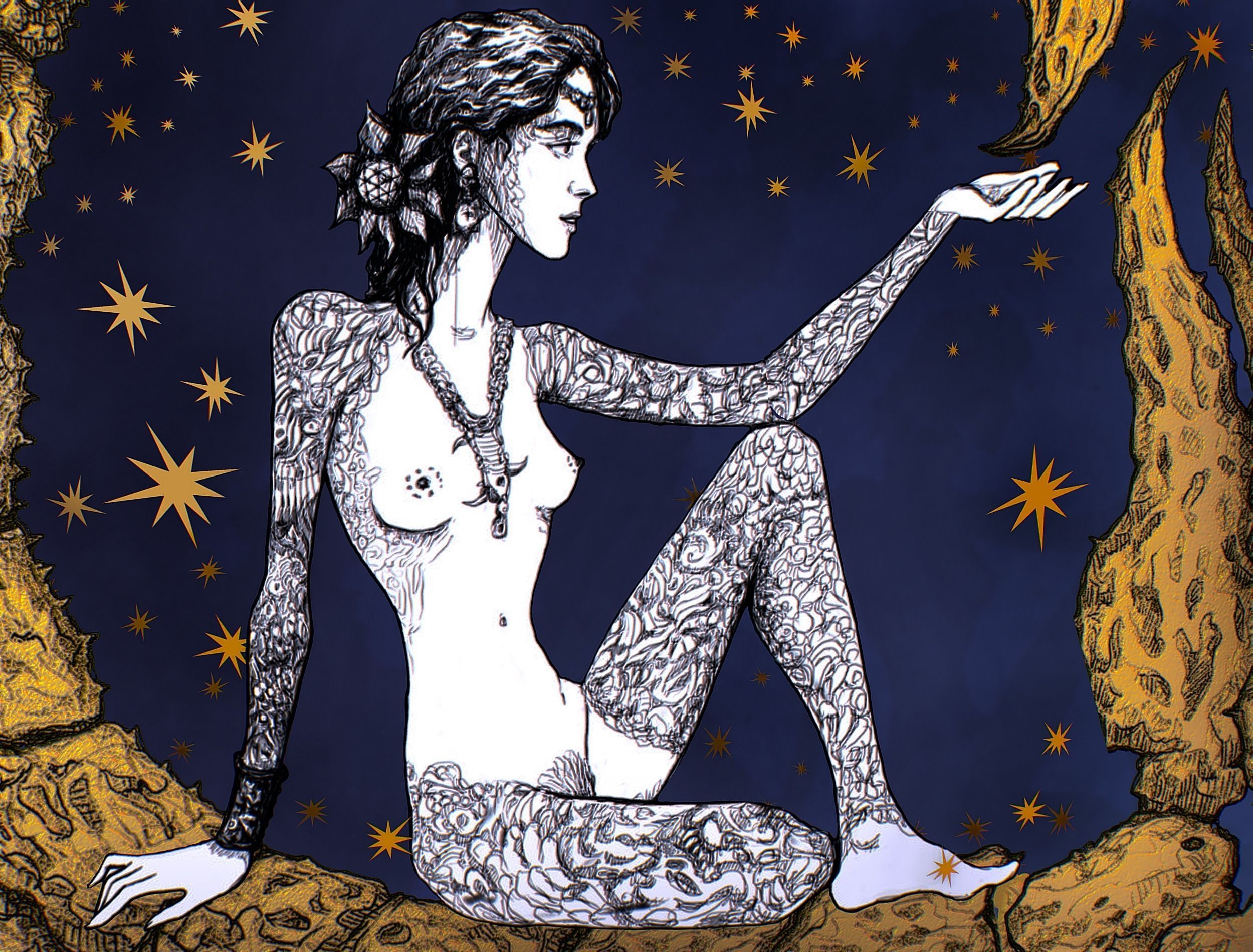 Parallax Constellation Zodiac Sign Scorpio Astronomical Low-poly 3D model_38