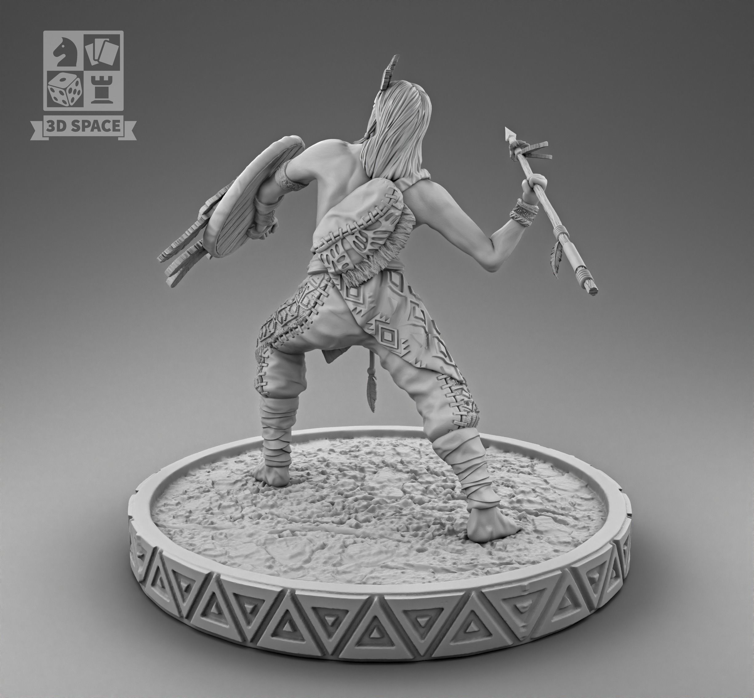 Javelin Thrower 3D print model_2