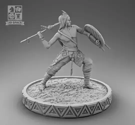 Javelin Thrower 3D print model