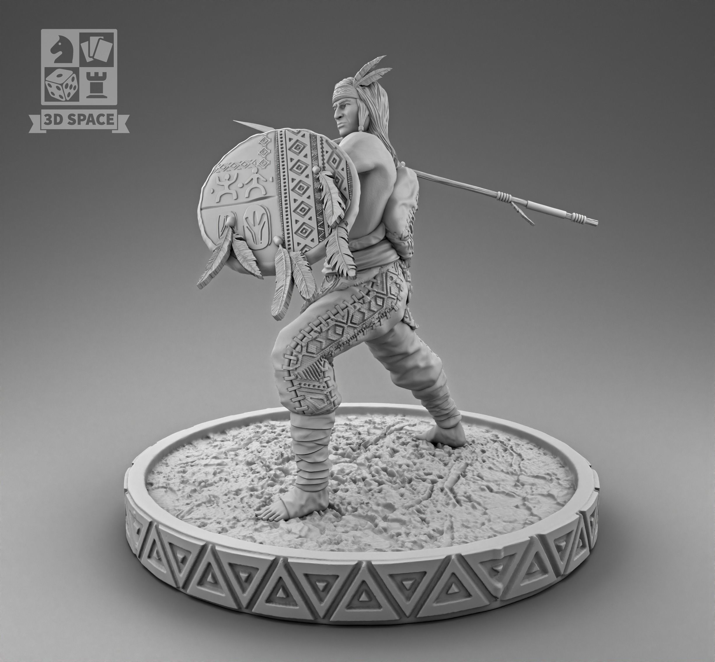 Javelin Thrower 3D print model_1