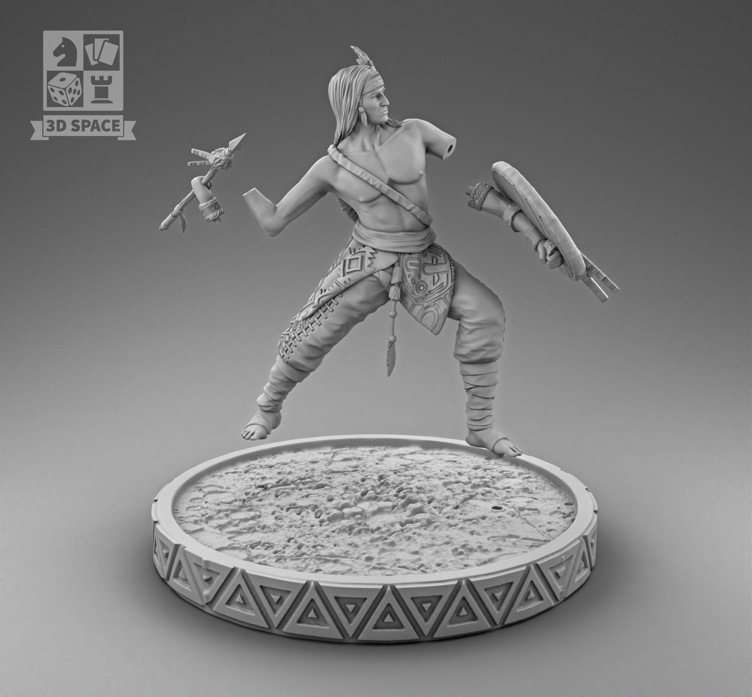 Javelin Thrower 3D print model_3
