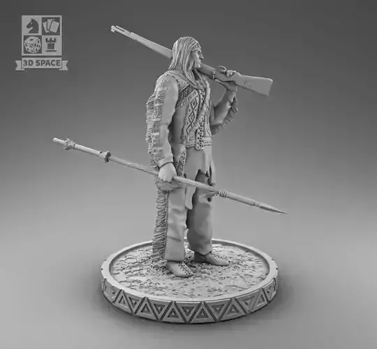 Hunter 3D print model