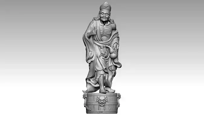 Zen Master Daoji  3 3D print model