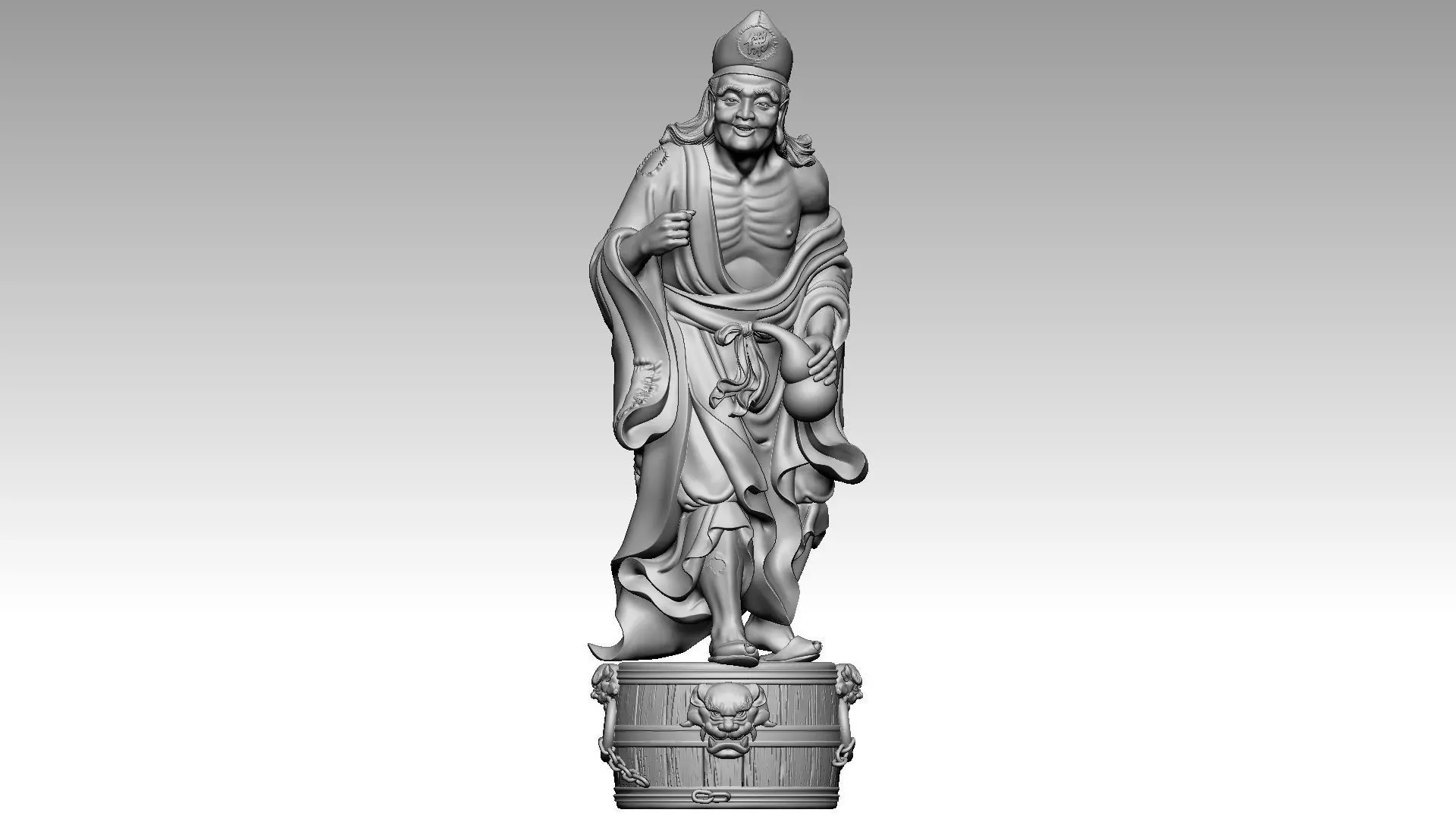 Zen Master Daoji  3 3D print model_0