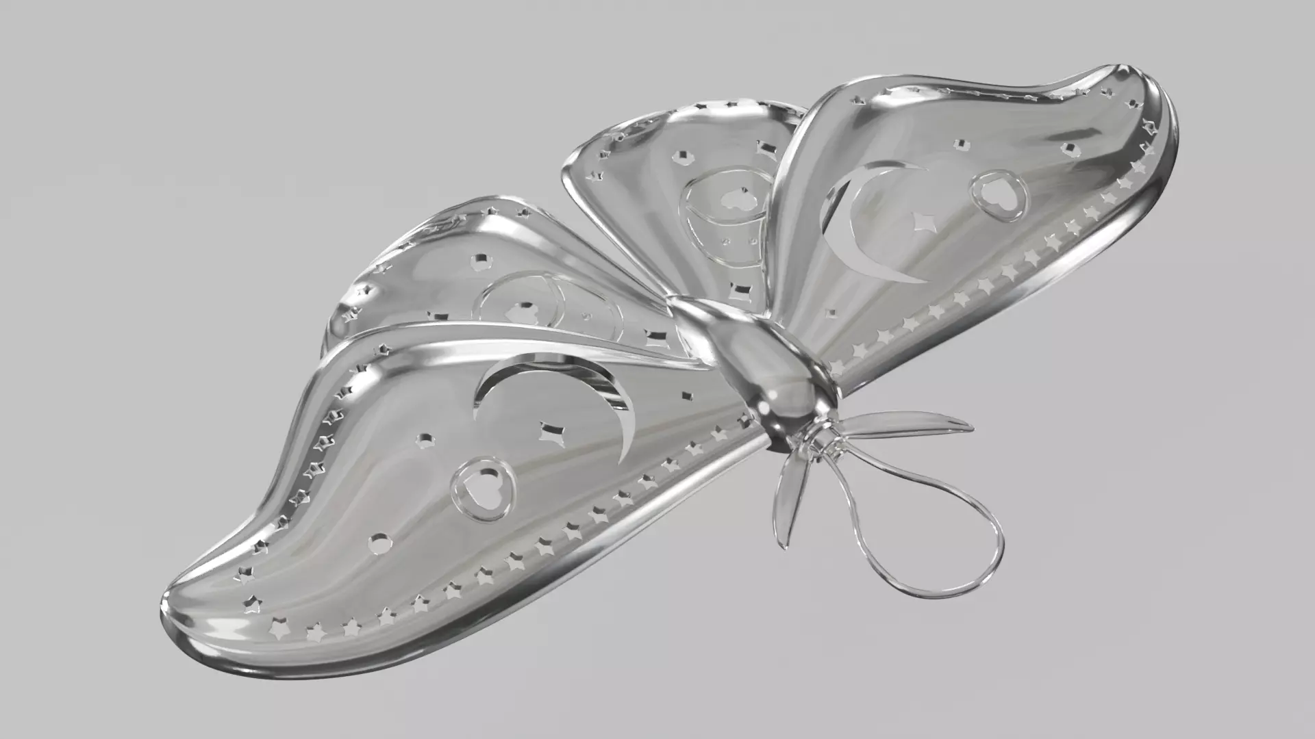 Butterfly Pendant Free 3D print model