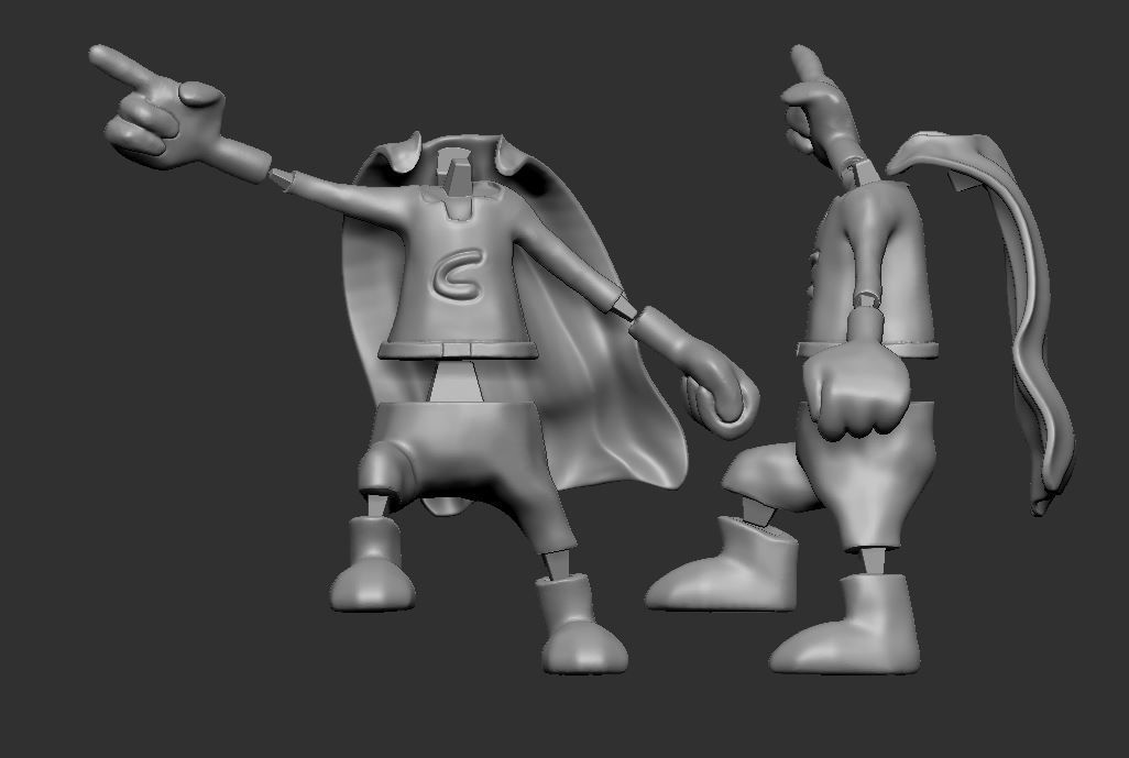 The Crimson Chin from the fairly oddparents 3D print model_5