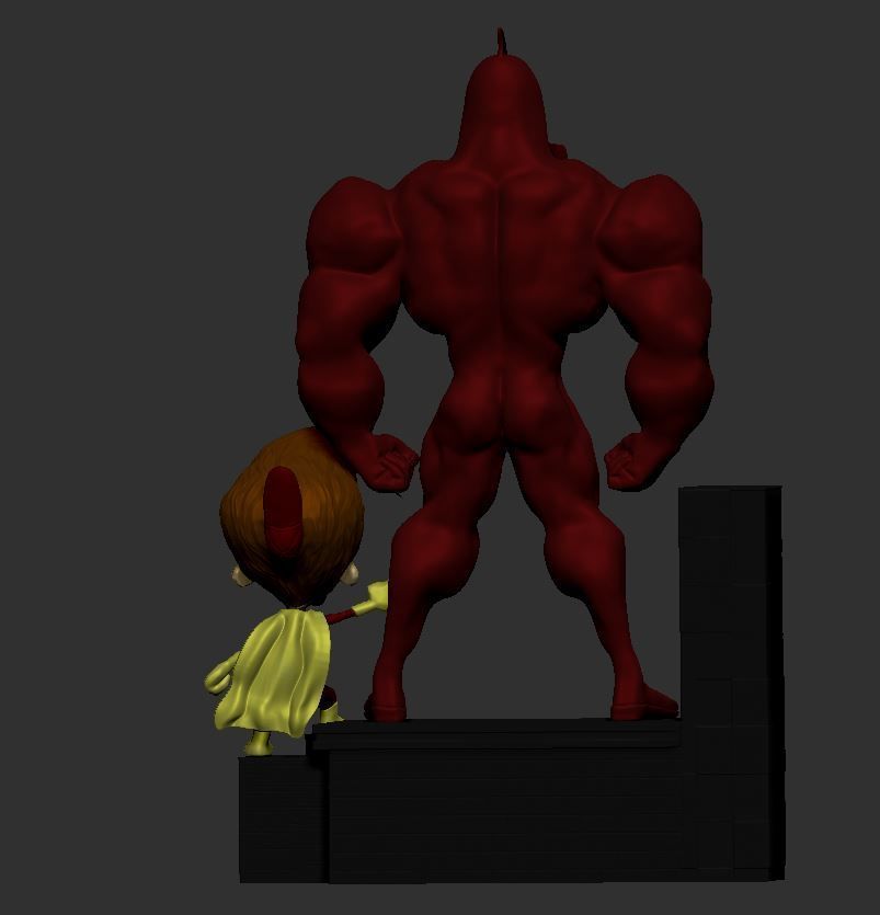 The Crimson Chin from the fairly oddparents 3D print model_2