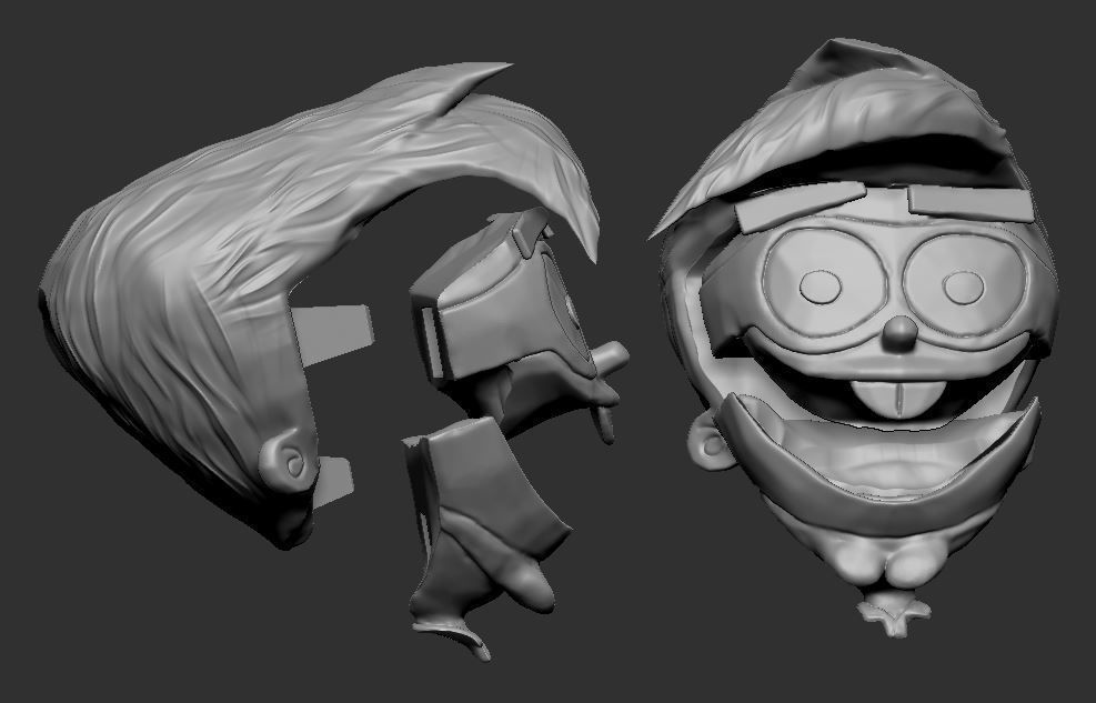 The Crimson Chin from the fairly oddparents 3D print model_6