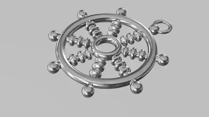 Rudder Pendant Earrings