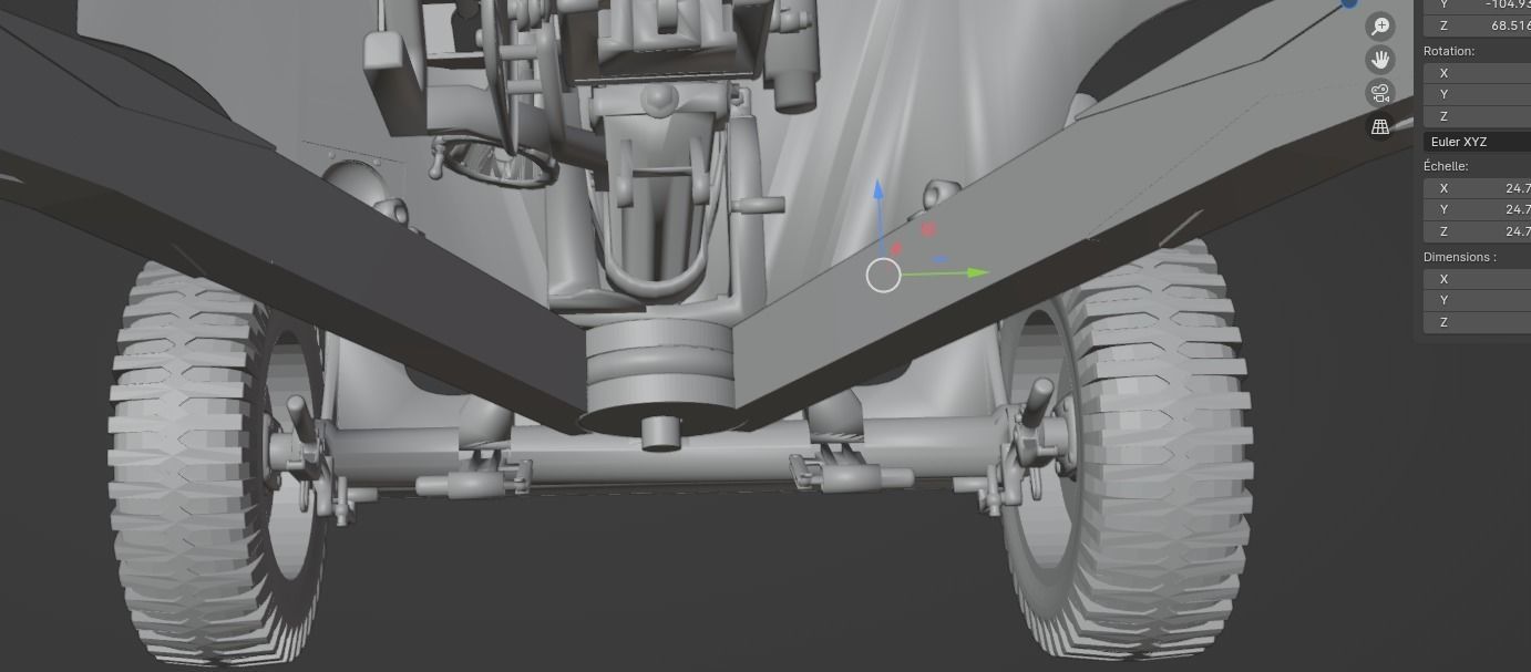 US M1 57mm Anti-tank 3D print model_9