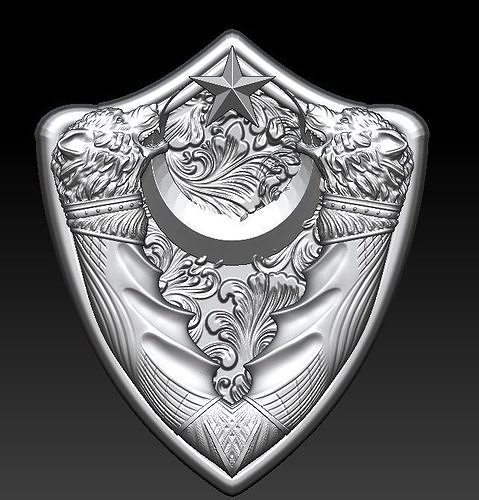 wolf pendant 3D model