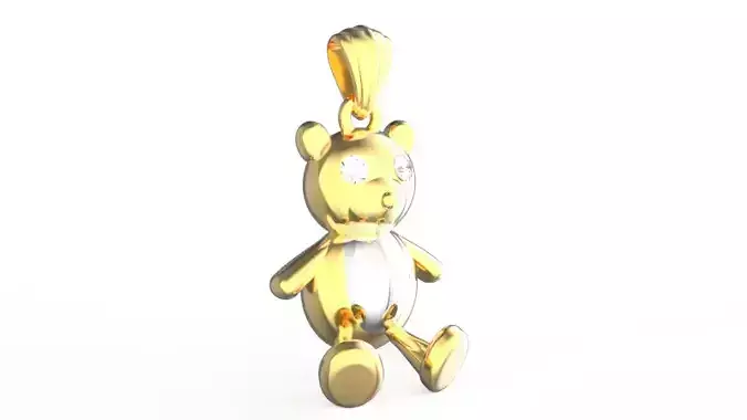 TEDDY PENDANT  3D print model
